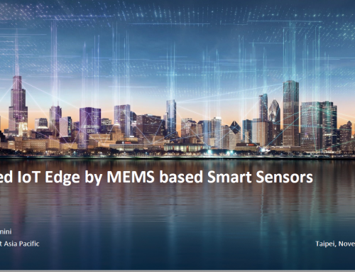 Enhanced IoT Edge by MEMS-Based Smart Sensors – November 2019