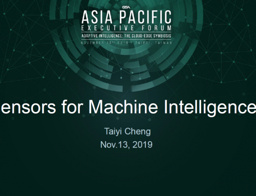 Sensors for Machine Intelligence – November 2019
