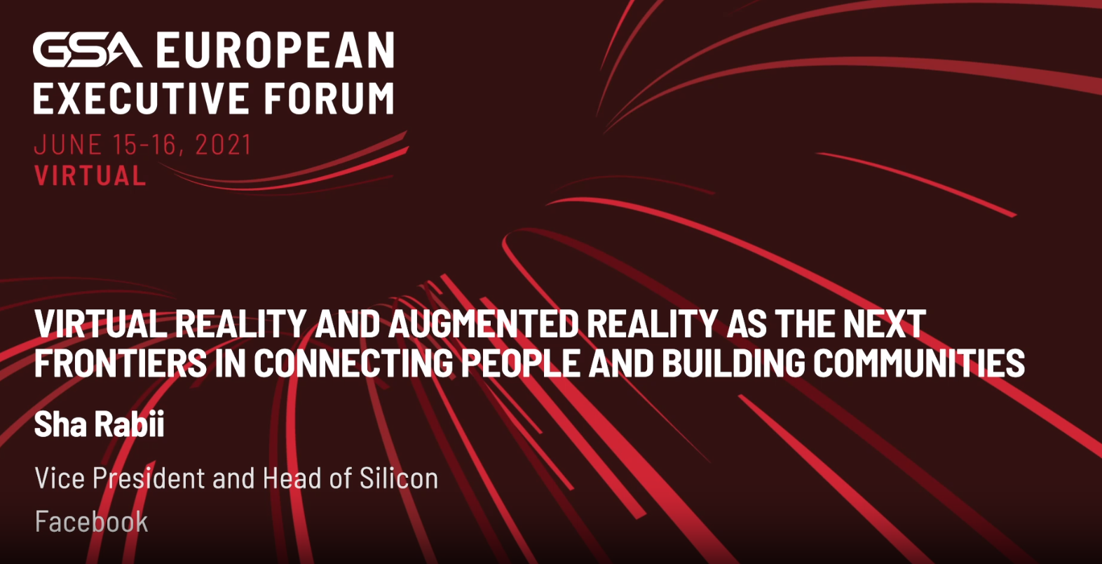 EMTECH - Virtual Reality and Augmented Reality As The Next Frontiers In Connecting People and Building Communities